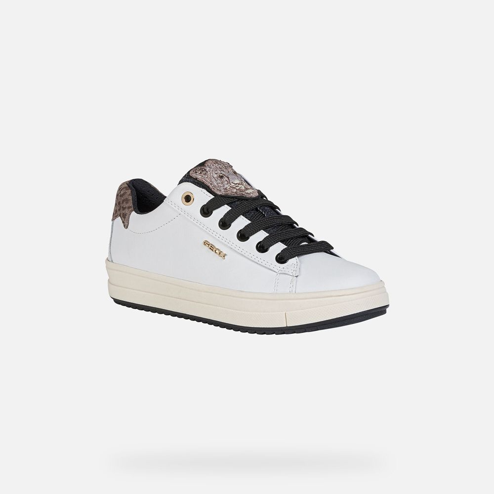 Tenis Geox Menina Branco - Rebecca - XZBLP3712